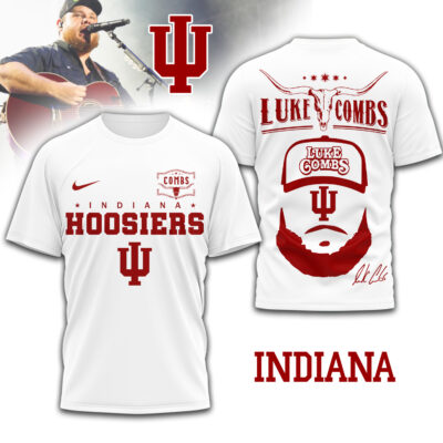Indiana Hoosiers | Premium NCAA Luke Combs 3D Shirt