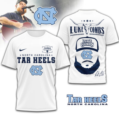 North Carolina Tar Heels | Premium NCAA Luke Combs 3D Shirt
