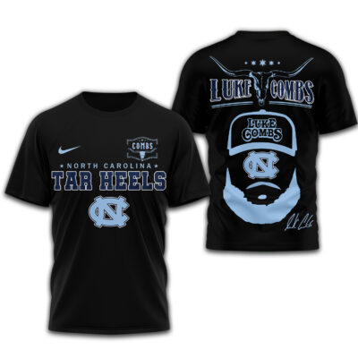 North Carolina Tar Heels | Premium NCAA Luke Combs 3D Shirt
