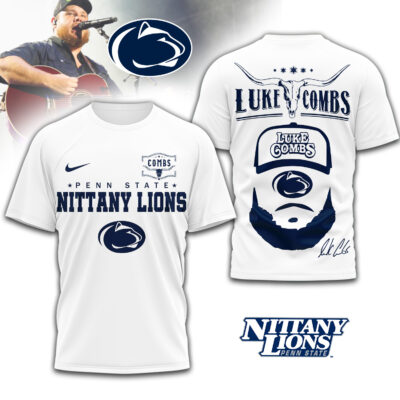 Penn State Nittany Lions | Premium NCAA Luke Combs 3D Shirt