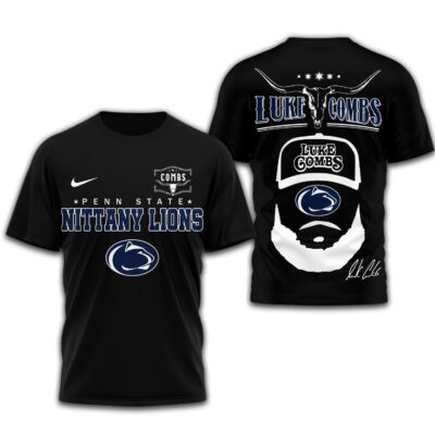Penn State Nittany Lions | Premium NCAA Luke Combs 3D Shirt
