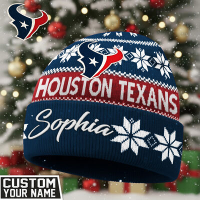 Houston Texans | Premium NFL Personalized Football Beanie Hat