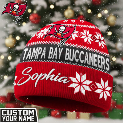 Tampa Bay Buccaneers | Premium NFL Personalized Football Beanie Hat