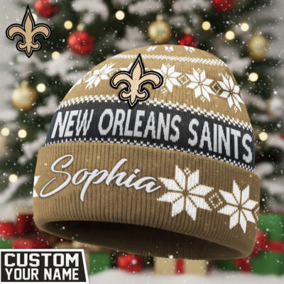New Orleans Saints | Premium NFL Personalized Football Beanie Hat