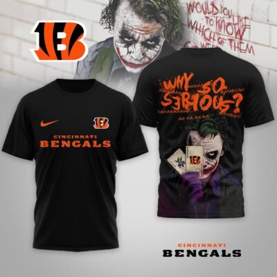 Cincinnati Bengals | Premium NFL Joker Why So Serious 3D Shirt