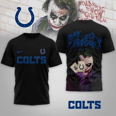 Indianapolis Colts | Premium NFL Joker Why So Serious 3D Shirt