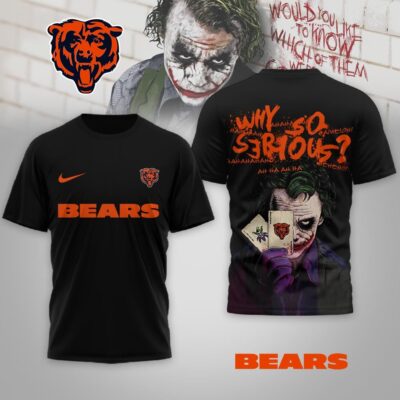 Chicago Bears | Premium NFL Joker Why So Serious 3D Shirt