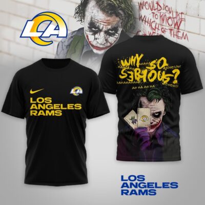 Los Angeles Rams | Premium NFL Joker Why So Serious 3D Shirt