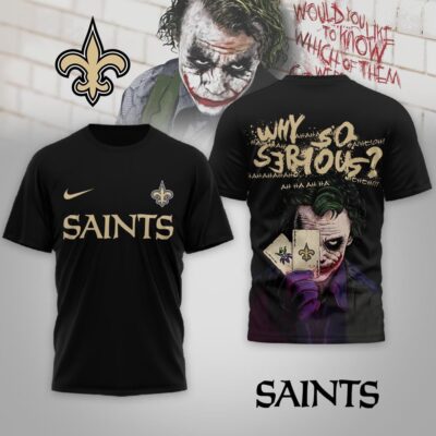 New Orleans Saints | Premium NFL Joker Why So Serious 3D Shirt
