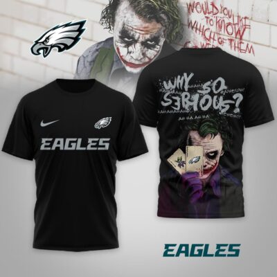 Philadelphia Eagles | Premium NFL Joker Why So Serious 3D Shirt
