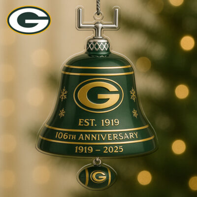 Green Bay Packers | Premium NFL Christmas Bell Ornament