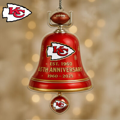 Kansas City Chiefs | Premium NFL Christmas Bell Ornament