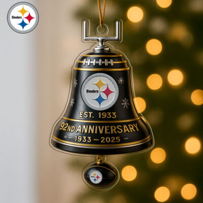 Pittsburgh Steelers | Premium NFL Christmas Bell Ornament