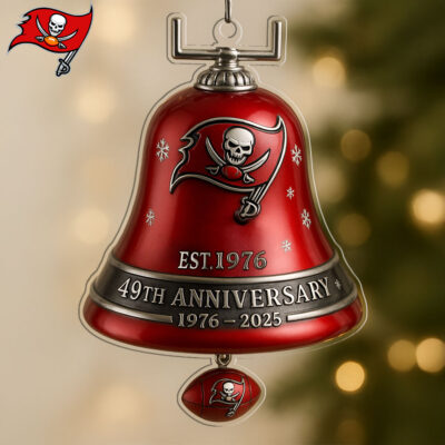Tampa Bay Buccaneers | Premium NFL Christmas Bell Ornament