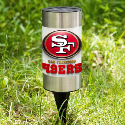 San Francisco 49ers | NFL Waterproof Solar Garden Light