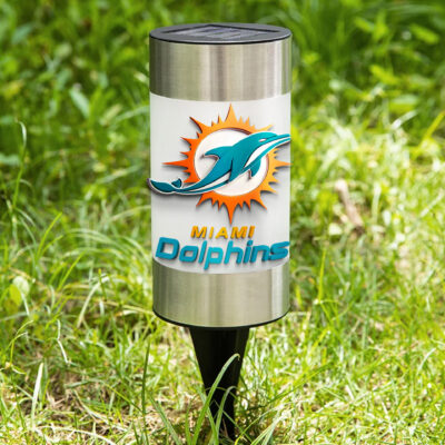 Miami Dolphins | NFL Waterproof Solar Garden Light