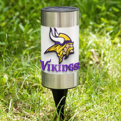 Minnesota Vikings | NFL Waterproof Solar Garden Light