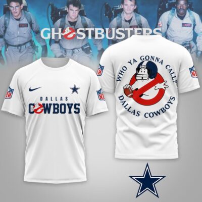 Dallas Cowboys | Premium NFL Ghostbusters 3D Shirt