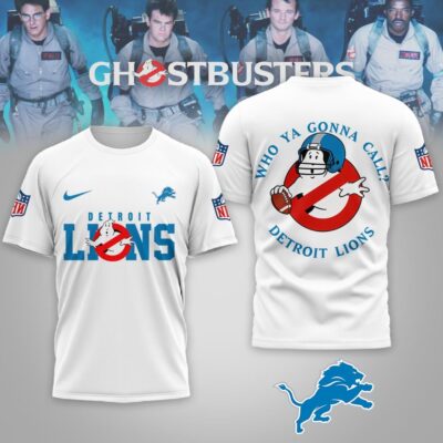 Detroit Lions | Premium NFL Ghostbusters 3D Shirt