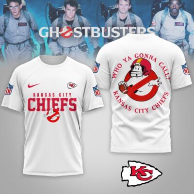Kansas City Chiefs | Premium NFL Ghostbusters 3D Shirt