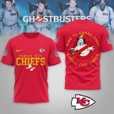 Kansas City Chiefs | Premium NFL Ghostbusters 3D Shirt