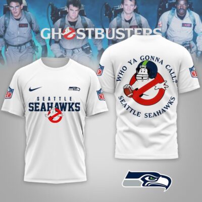 Seattle Seahawks | Premium NFL Ghostbusters 3D Shirt
