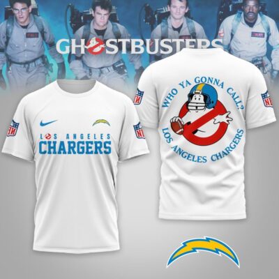 Los Angeles Chargers | Premium NFL Ghostbusters 3D Shirt