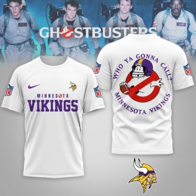 Minnesota Vikings | Premium NFL Ghostbusters 3D Shirt