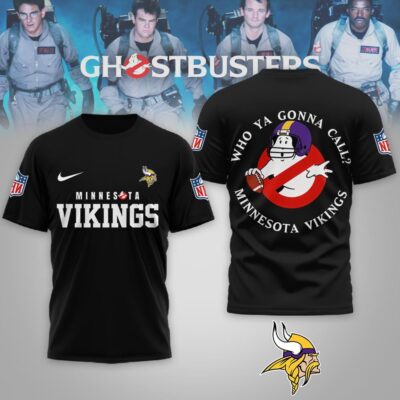 Minnesota Vikings | Premium NFL Ghostbusters 3D Shirt