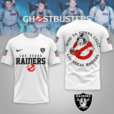 Las Vegas Raiders | Premium NFL Ghostbusters 3D Shirt