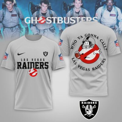 Las Vegas Raiders | Premium NFL Ghostbusters 3D Shirt