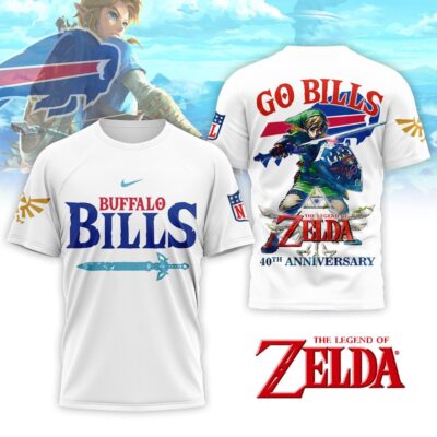 Buffalo Bills | Premium NFL The Legend of Zelda 40th Anniversary 3D Shirt