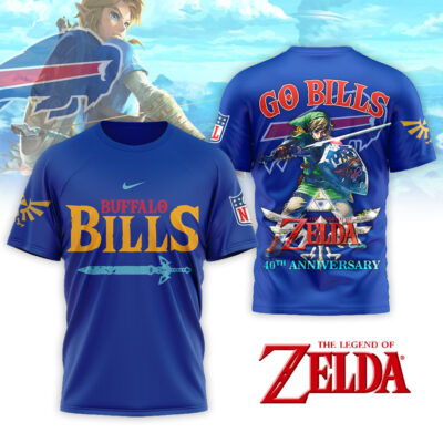 Buffalo Bills | Premium NFL The Legend of Zelda 40th Anniversary 3D Shirt