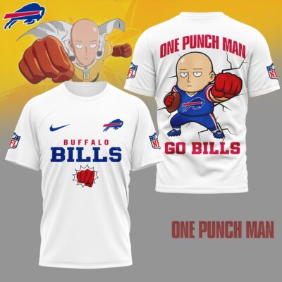 Buffalo Bills | Premium NFL One Punch Man Fan 3D Shirt
