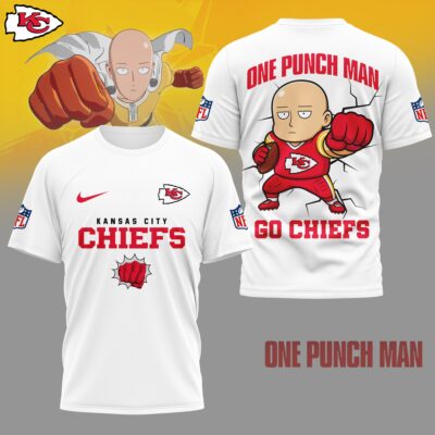 Kansas City Chiefs | Premium NFL One Punch Man Fan 3D Shirt