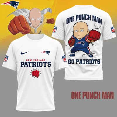 New England Patriots | Premium NFL One Punch Man Fan 3D Shirt