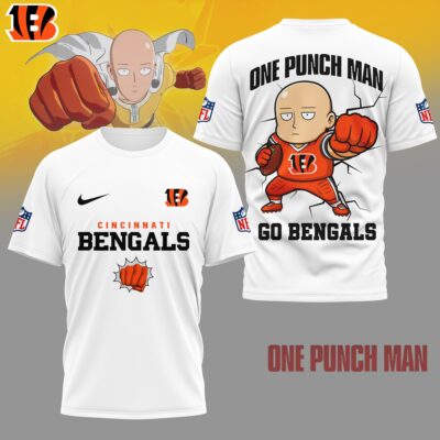 Cincinnati Bengals | Premium NFL One Punch Man Fan 3D Shirt