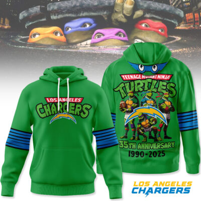 Los Angeles Chargers | Premium NFL Teenage Mutant Ninja Turtles 35th Anniversary Hoodie