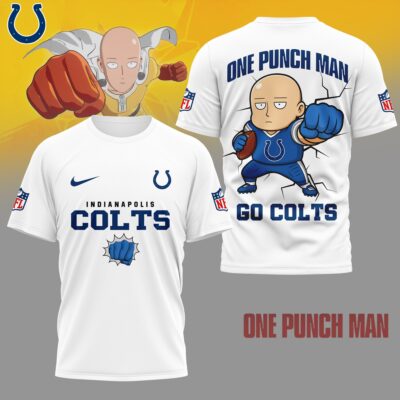 Indianapolis Colts | Premium NFL One Punch Man Fan 3D Shirt
