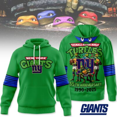 New York Giants | Premium NFL Teenage Mutant Ninja Turtles 35th Anniversary Hoodie