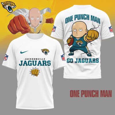 Jacksonville Jaguars | Premium NFL One Punch Man Fan 3D Shirt