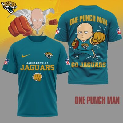 Jacksonville Jaguars | Premium NFL One Punch Man Fan 3D Shirt