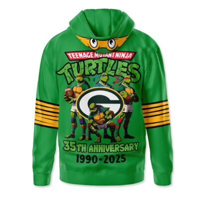 Green Bay Packers | Premium NFL Teenage Mutant Ninja Turtles 35th Anniversary Hoodie