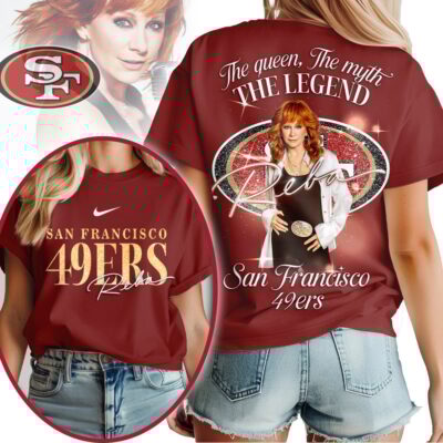 San Francisco 49ers | Premium NFL Reba McEntire Fan 3D Shirt