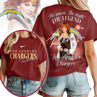 Los Angeles Chargers | Premium NFL Reba McEntire Fan 3D Shirt