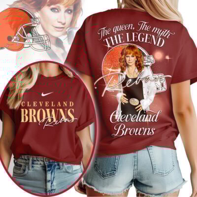 Cleveland Browns | Premium NFL Reba McEntire Fan 3D Shirt