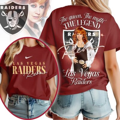 Las Vegas Raiders | Premium NFL Reba McEntire Fan 3D Shirt