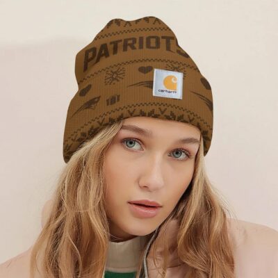 New England Patriots | Premium NFL Carhartt Chrismas Workwear Beanie
