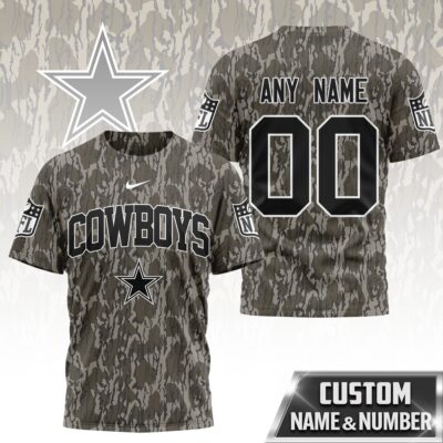 Dallas Cowboys | Premium NFL Camo 3D Shirt