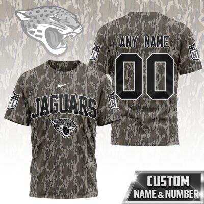 Jacksonville Jaguars | Premium NFL Camo 3D Shirt